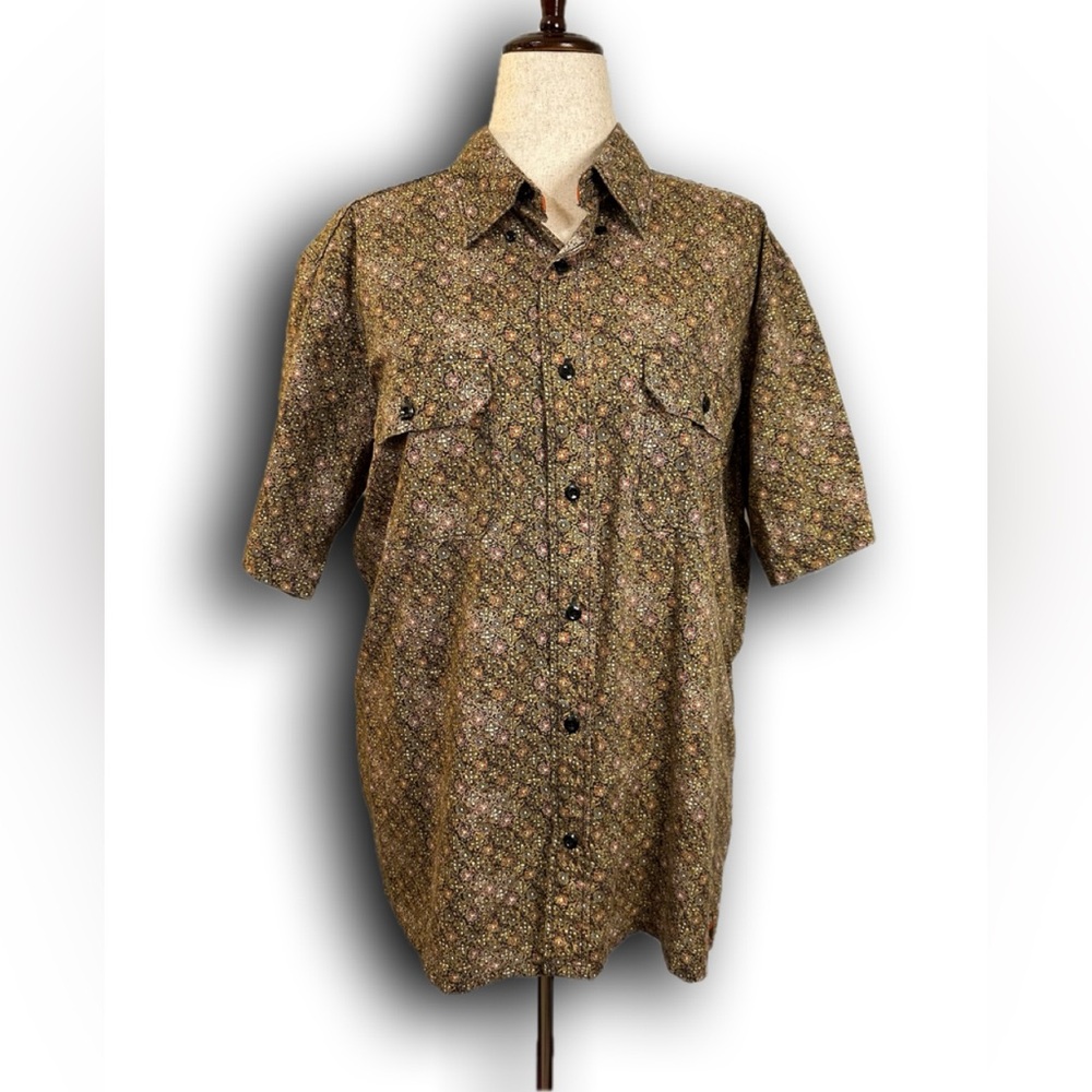 Tommy Hilfiger Multicolor Patterned Casual Button Down Shirt single stitch